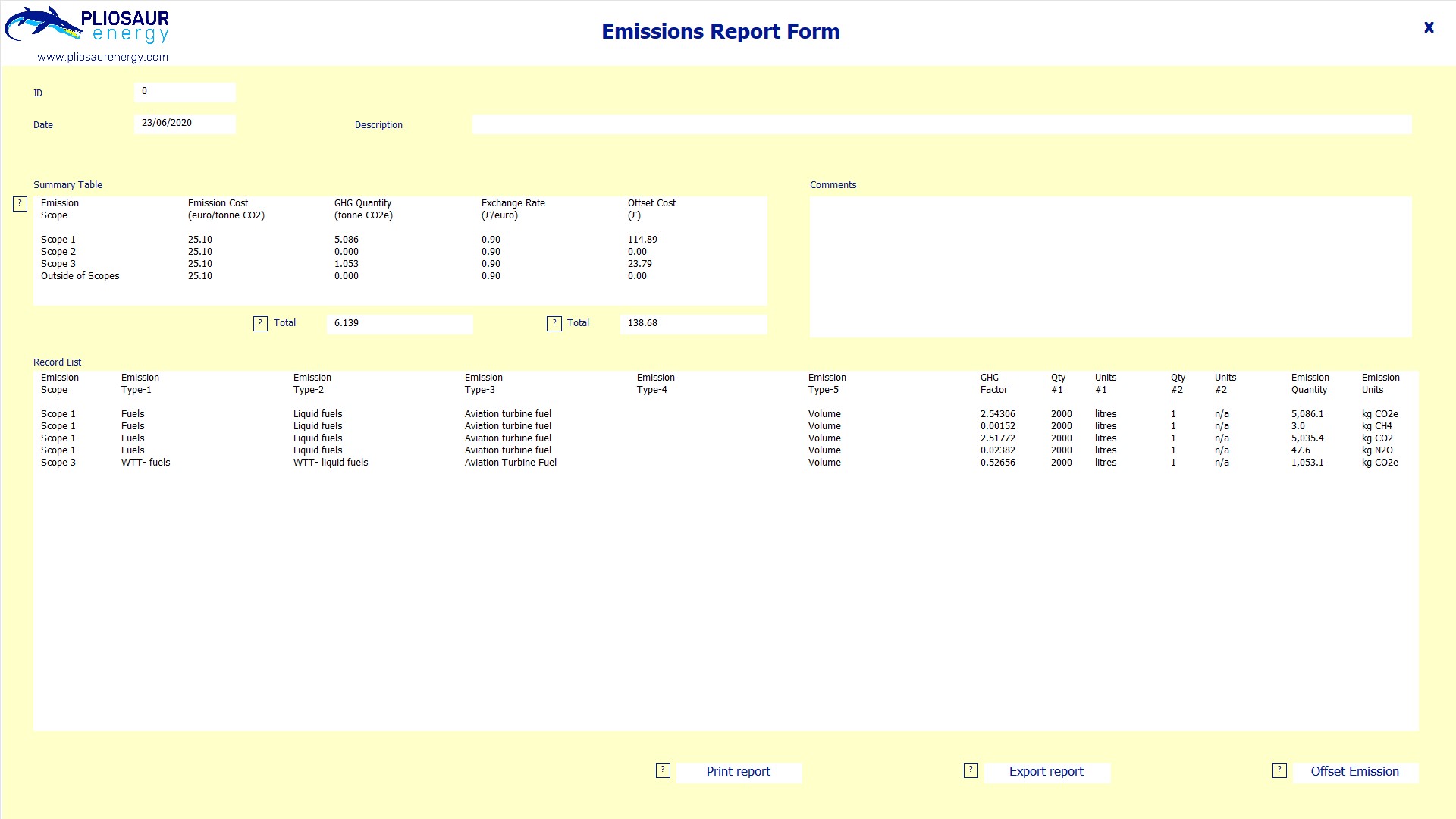 Use fuel consumption to calculate emissions for private jets and helicopters